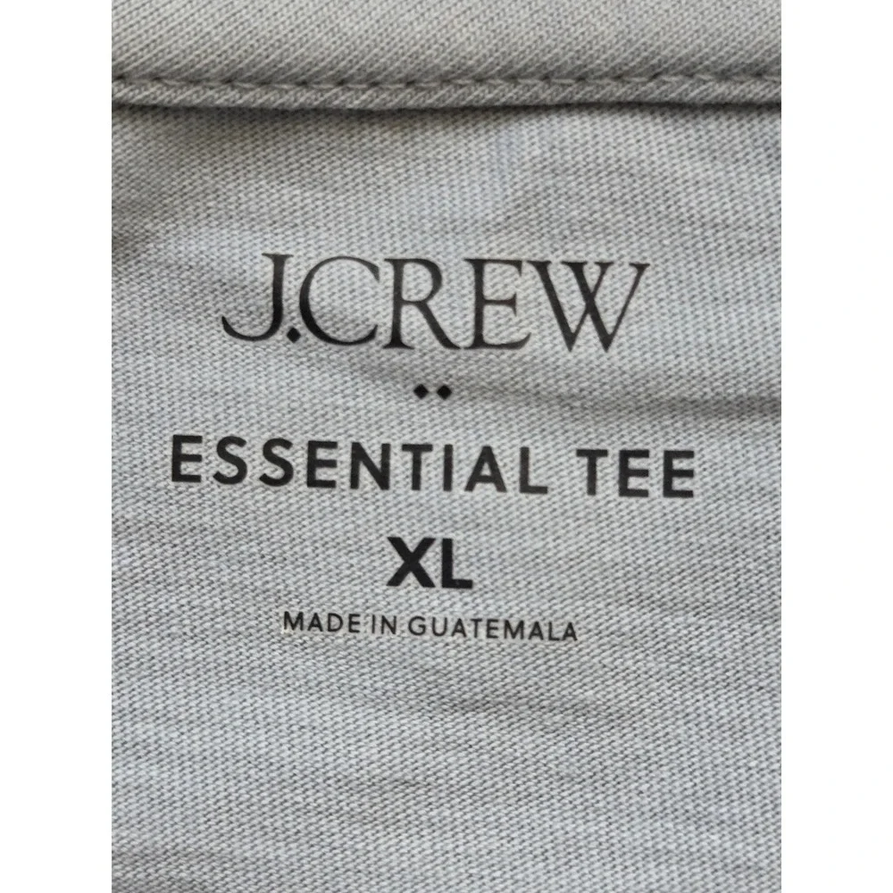 J. Crew Essential Tee Cotton Mens XL‎ Blue Gray NWT $49 CP776